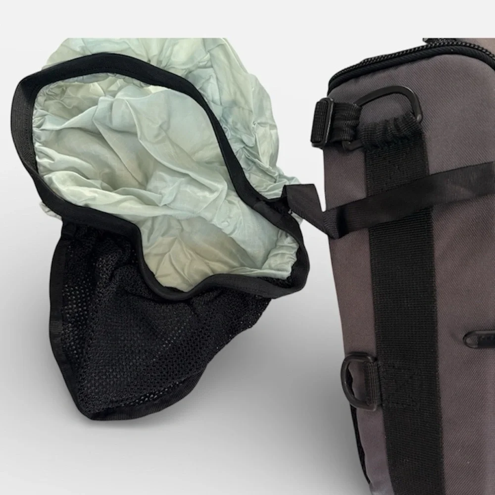 LowePro Gray Topload Zoom AW Camera Bag w backpack harness. Excellent condition.
